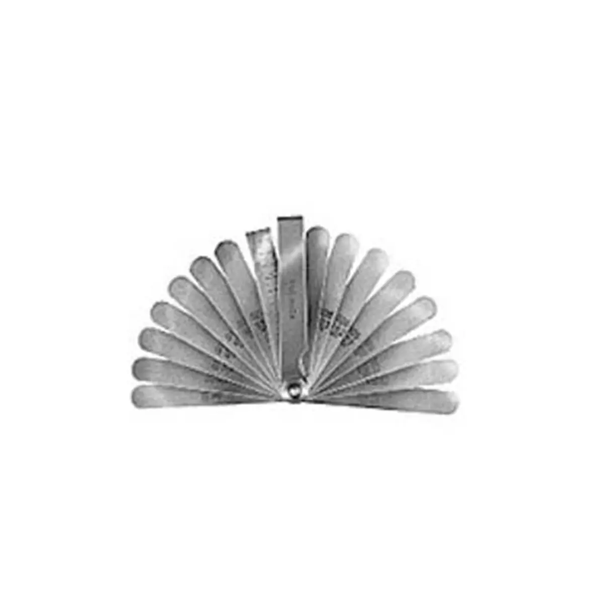 212 MAIN Standard Metal Feeler Gauge Tool - 15 Steel Blades, 2" Steel Rule, 3-1/2" Long Precision Set for Accurate Measurements, Cycling, Outdoor Leisure Equipment Testing