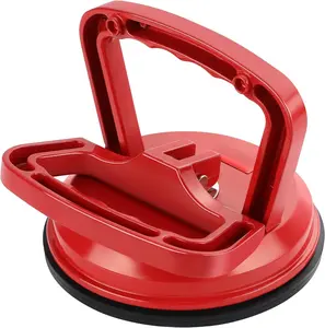 Glass Suction Cup,  Vacuum Suction Cup Lifter for Replace Windshield Tile Marble Floor, 110 Lbs Load Capacity, 4.7" Suction Pad