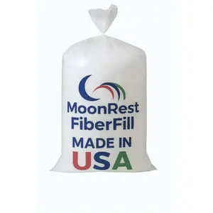 MoonRest Polyester Stuffing Fill for Crafts, Premium Poly-Fill Fiber Stuffing – Ideal for Plush Toys, Crafts, Cloud Accents, Decorative Pillows & More – Machine Washable