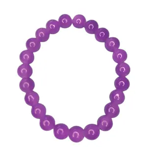 Beaded Bracelet - Stretch One Size Fits All, Round Design, Ideal for Everyday Wear