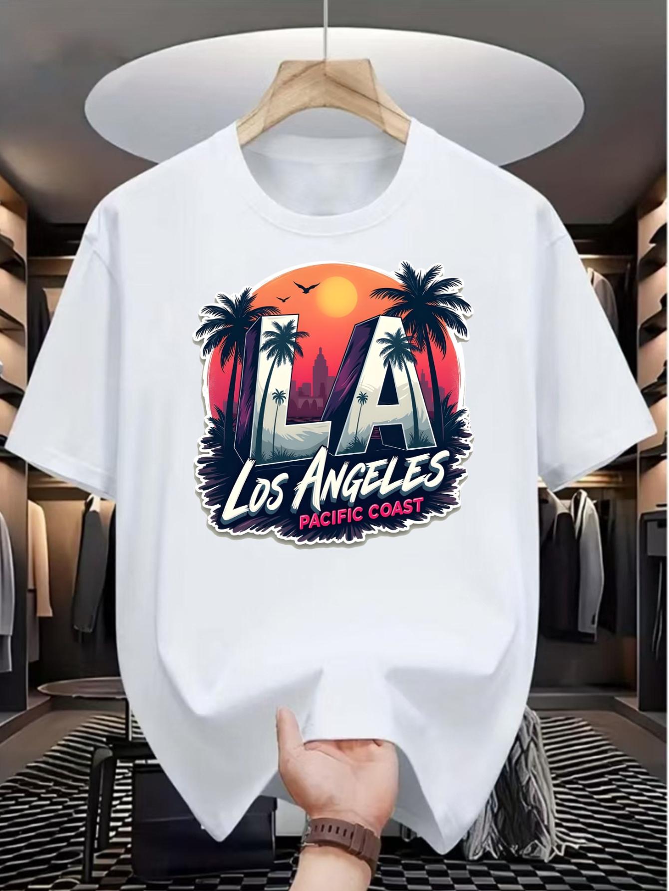 Men's Print Graphic T-Shirt, Short Sleeve Casual Streetwear Tee, Hip Hop Style Fashion Top for Daily Wear