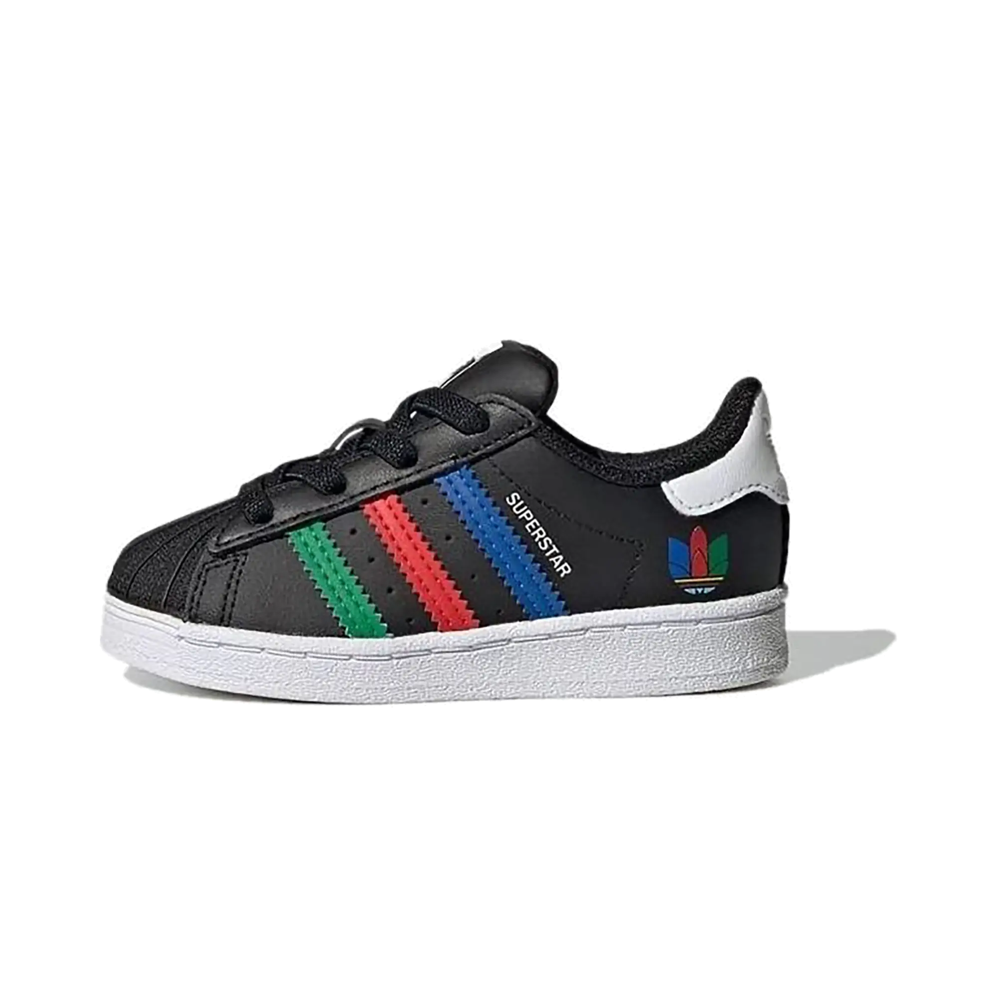 Superstar El I TD "Colorful Stripes - Core Black" FW5239