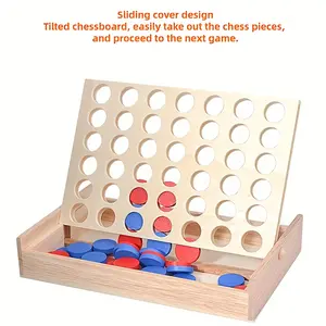 Bestseller: High-quality wooden puzzle game, a parent-child interactive game. Exquisite Christmas gift, children's gift