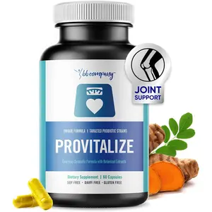 Provitalize Probiotics for Women Digestive Health Menopause Support Joint Support Bloating Relief Turmeric Curcumin Moringa 60 Capsules