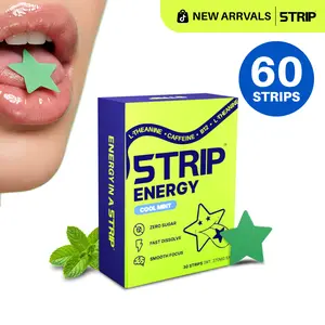 60 Strips | 5TRIP Energy Strips — Smart Caffeine, Zero Crash, Fast-Acting, Vegan & Sugar-Free