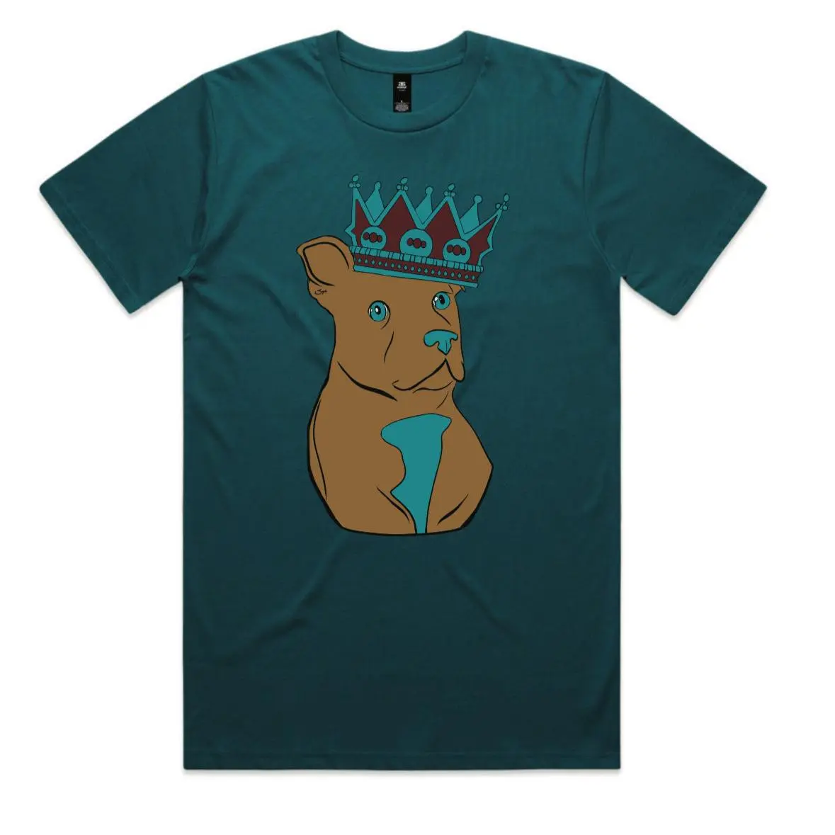 Royalty is Loyalty Graphic T- Shirt- Handdrawn- Screen Printed Menswear T-Shirt Top Stylish