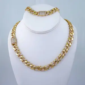 Gargantilla & Pulsera/ Choker /Bracelet/ 14K Real Color/ Zircon Stone/8mmx45cm// SET1172