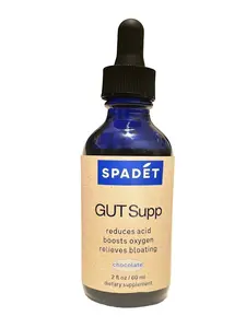 Spadet GUT SUPP - Digestive Health Dietary Supplement for Acid Reflux, Boosts Oxygen, Relieves Bloating, GMO Free, Soy Free, Dairy Free, Organic