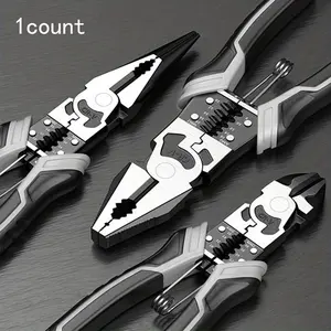 Durable Universal Multifunctional Pliers, Diagonal & Needle Nose Jaw, Heavy-Duty Wire Cutters, Precision-Crafted Compact Wire Cutting Tool, Tool Set
