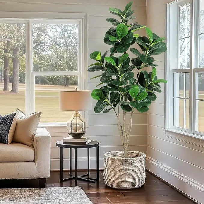 Artificial plants artificial palm trees 180cm artificial plants large artificial plant for office decoration including decorative light string artificial artificial tree weeping fig for outdoor indoor