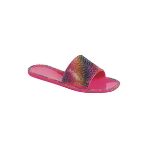 Jelly Slides with Rhinestones