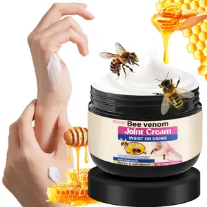 ROZINO Bee Venom Joint Cream 50g with Honey Chamomile & Bee Venom, Soothes Joint Discomfort & Moisturizes Skin, Naturally Derived Gentle Non-Irritating, Fast Absorption Non-Greasy, for All Joints & Sensitive Skin, Unique Natural Scent