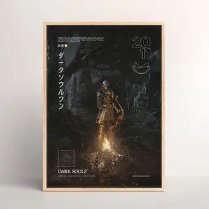 Dark Souls I Poster [ Physical Print | Game Wall Art | Poster Art Print | Poster Gift | Gaming Room Decor | Video Game | PC Gaming Setup ] 8P1