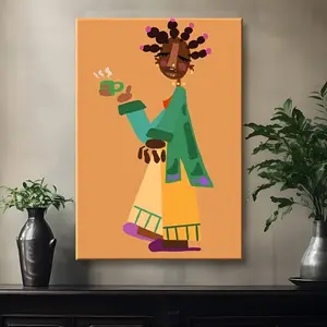 Artistic Civil Rights Movement Themed African American Art Print - Pine Wood Wall Artwork, Home Decor Poster