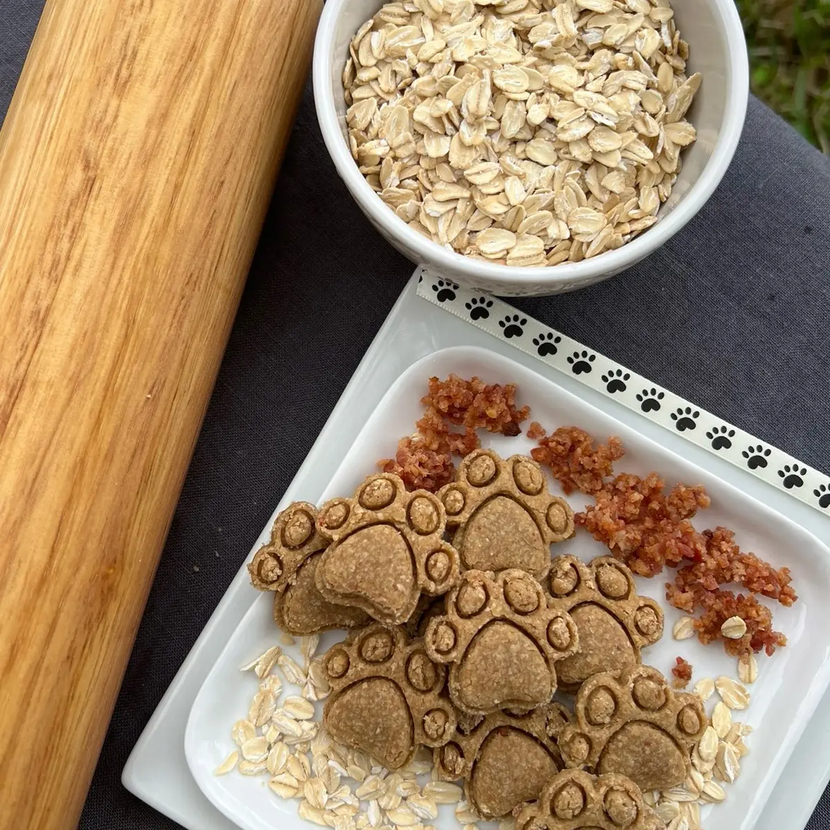 Bacon Bites Organic Homemade Gluten Free Dog Treats