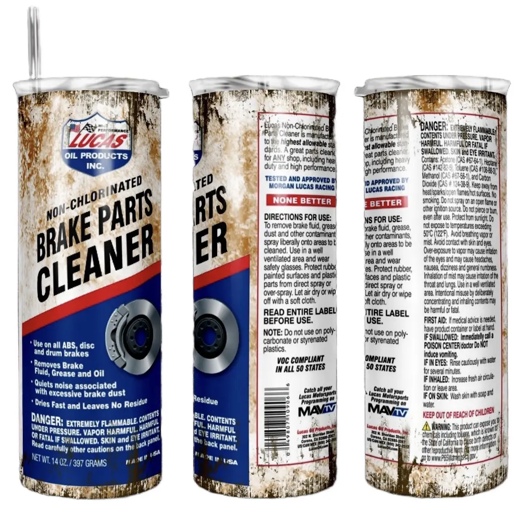 Brake cleaner tumbler