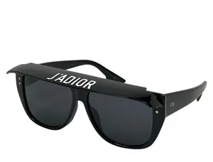 Pre-owned Christian Dior DiorClub2 J'ADIOR Visor Sunglasses Eyewear Black Plastic Women's Sunglasses 4000028835000