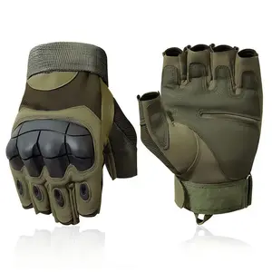 Tactical Fingerless Gloves — Soft Knuckle Protection, Touchscreen Compatible, Non-slip & Breathable; Ideal for Outdoor Sports, Motorcycling, Training, and Hunting; Unisex Work Gloves — A Perfect Gift for Dad #dealsforyoudays