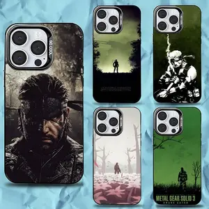 Metal Gear Solid MGS  Phone Case For iPhone 17,16,15,14,13,12,11,Pro,Max,Plus,Mini,XS,SE Anti Fall Black Matte Hard Bumper