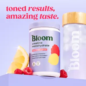 Bloom Nutrition Creatine Monohydrate Powder (40 Servings) - New Year New Me - Supports Energy, Cognitive Health, Hydration & Post Workout Muscle Recovery - Creatine for Women