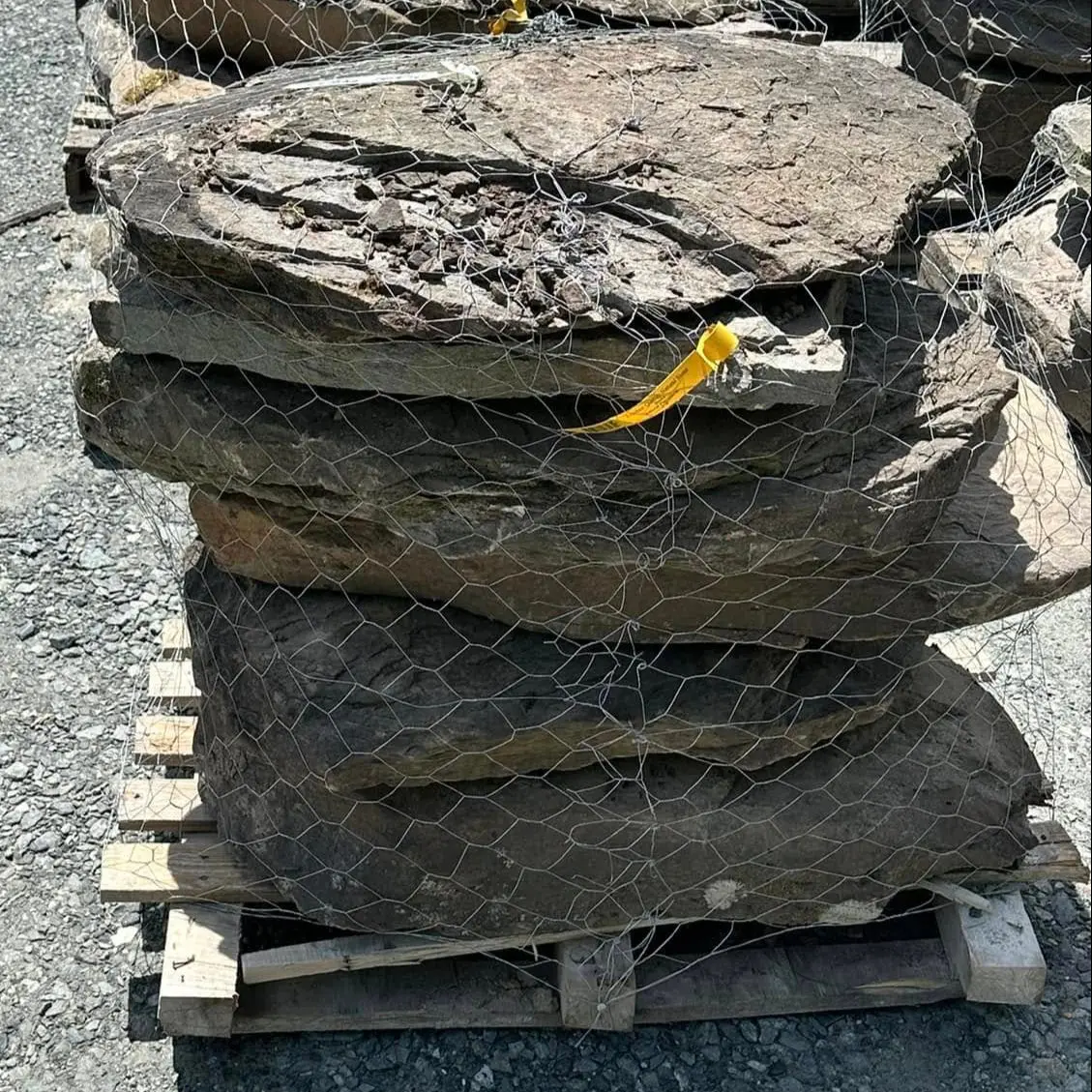 Natural Fieldstone Steps/Slabs - Bundled Pallet