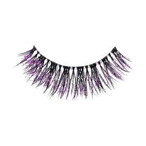 KISS Halloween Decorated Lashes & Gem Sticker - Violet Veil