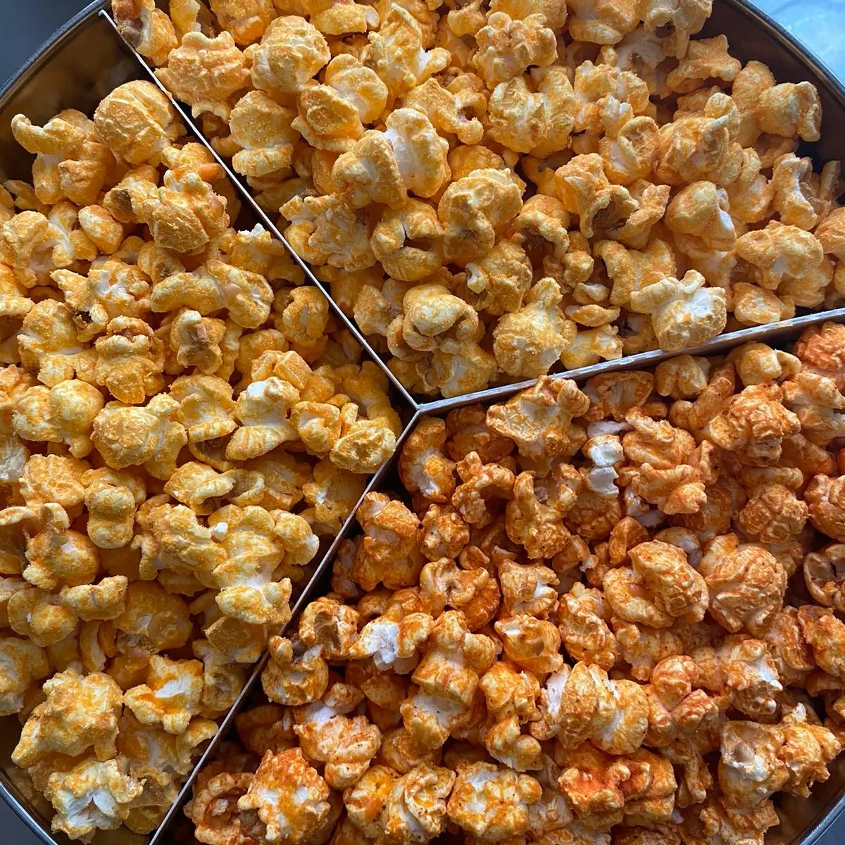 2 Gallon Popcorn Tin 3 Flavors Snack 2 Gallon Popcorn Tin 3 Flavors Snack