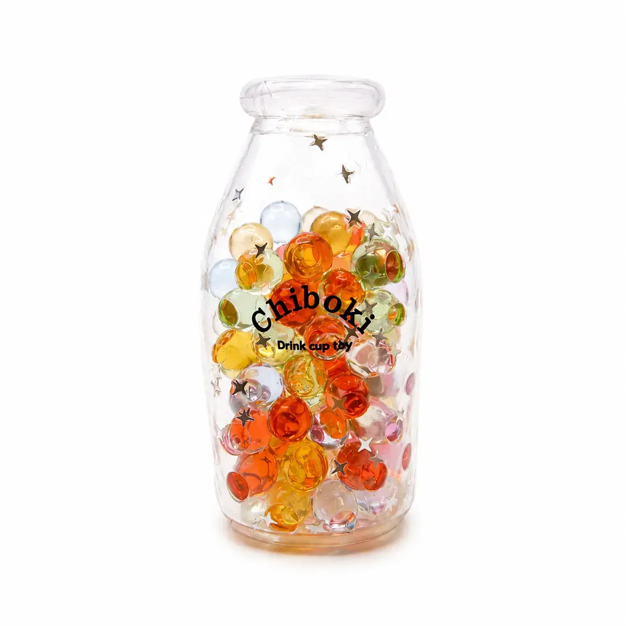 Star Pop Bottle Squishy - Squilo Aesthetic Quick Rebound Beads Filling Squishies Sensory Fidget Toys for Stress Relief