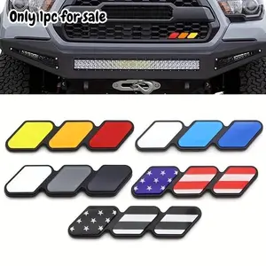 1pc color grille badge car decoration car accessories plastic material car front decoration Cool Car Decoration Automobile Decals Vehicle Exterior Decoration