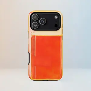 Mark Rothko Orange and Yellow Phone Case, Abstract Color Block Art Cover for iPhone 17 16 15, Samsung S26, Pixel 9, Vibrant Artistic Gift