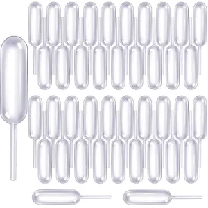 Cupcake Pipettes, 60Pcs 4ml Alcohol Infuser Plastic Pipettes Dropper Squeeze Dropper Disposable Mini Flavor Liquor Infuser for Chocolate Strawberries Cupcakes