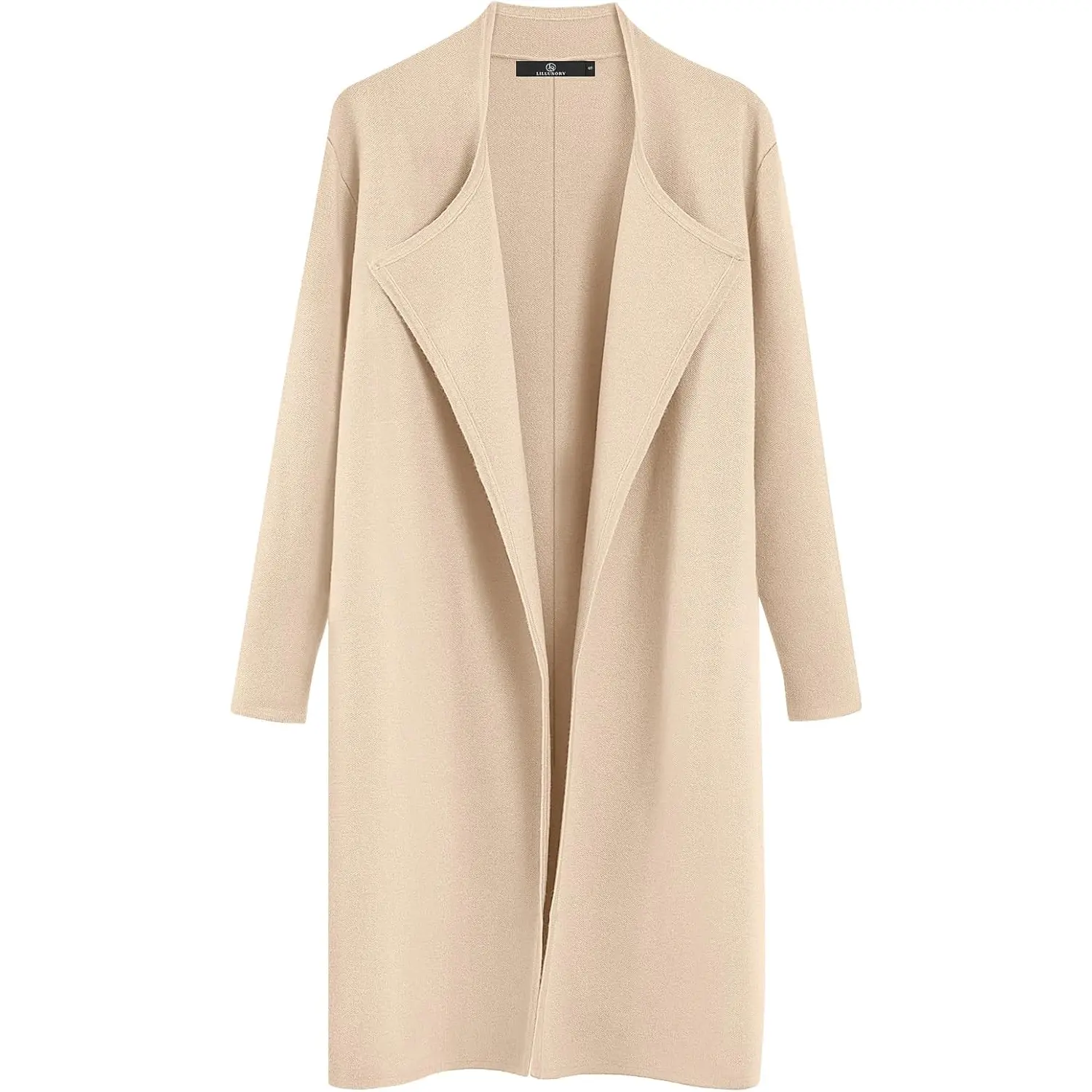 LILLUSORY Women'S Long Cardigan Sweaters Oversized Fall Dressy Coatigan Jackets Trendy Knit Winter Coats LILLUSORY