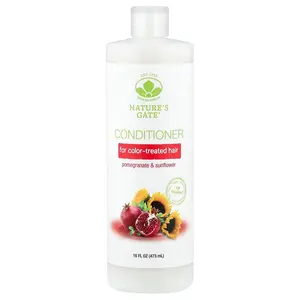 Mild By Nature (Nature's Gate), Pomegranate & Sunflower Conditioner for Color-Treated Hair, 16 fl oz (473 ml)