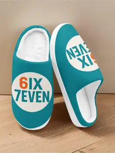 Men's SixSeven Themed Indoor Slippers, Comfortable Home Footwear, Functional Men' Slides for Indoor Relaxation and Home Celebrations