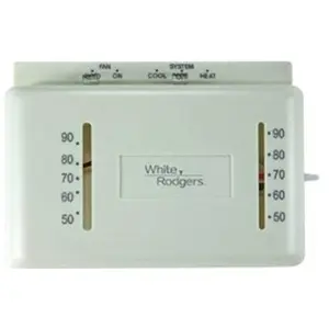 White Rodgers M150 24V Non-Mercury Heat & Cool Deluxe Mechanical Thermostat