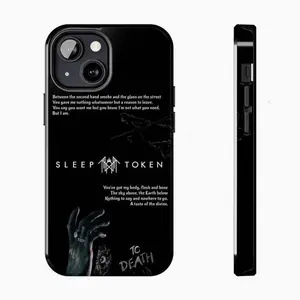 Black Sleep Token Cool Phone Case Fully Protected and Shockproof Phone Case for iPhone17 16 15 14 Pro Max Pro Plus and Samsung S25 24 23 Protection Safety