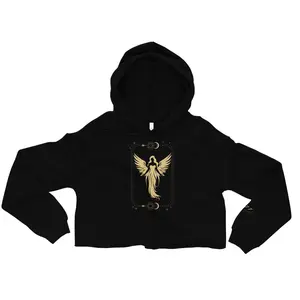 Women's Luminous Glo Guardian 777 Crop Hoodie - Fleece Material Cotton