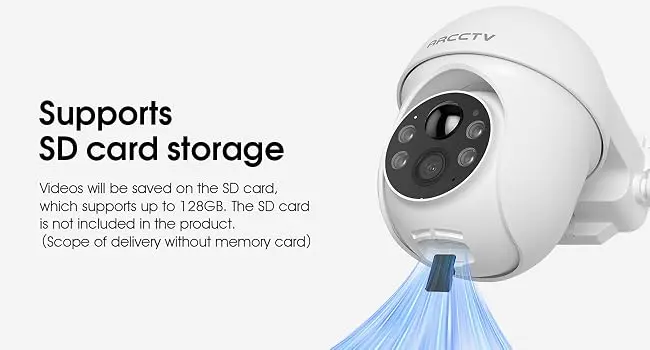 ARCCTV APP-Enabled Wireless Outdoor Solar Security Cameras (2 Pack), 2K 360° PTZ Adjustable Camera, 2.4G 5G WiFi, Automatic Night Vision with Spotlight, 2-Way Audio, PIR Motion Sensor, Easy Installation, Stable Connection, Rechargeable Charging Support