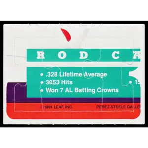 Rod Carew 1992 Donruss Rod Carew Puzzle #58-60 Minnesota Twins