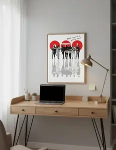 Bangtan Comeback Poster Print, World Tour Concert Canvas Wall Art, K-Pop Album Inspired Fan Merch Shirt, Bangtan Collectible Decor, Aesthetic Room Decor, Unique K-Pop Fan Gift