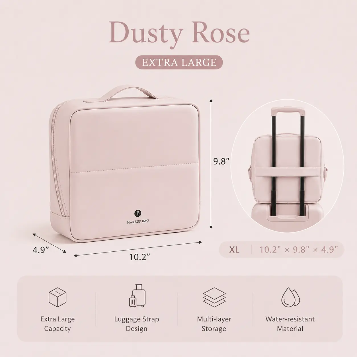 XL-Dusty Rose