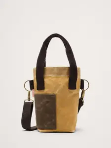 Waxed Tote by CB Station Color Tan