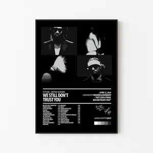 [Sale Up To 40%][Unframe] Future We Still Don�t Trust You Poster, Atlanta Trap Rap Wall Art, Pluto Music Aesthetic Decor, Modern Album Artwork, Gift for Hip Hop Fans