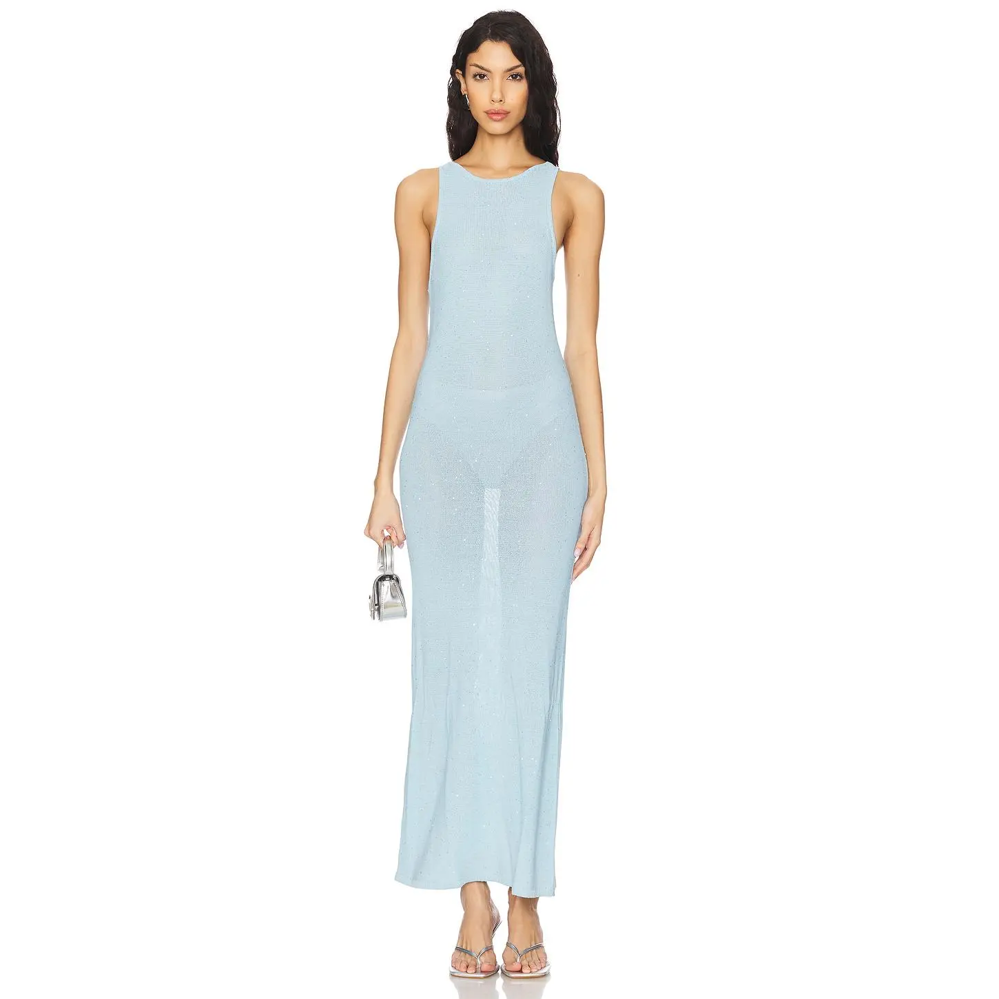 Show Me Your Mumu Miche Maxi Dress in Blue Sequin - TikTok Shop