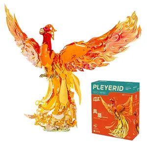 Phoenix Building Blocks Set, Bird toy Model Kits DIY Crafts Collectibles, creative Home Decoration Model and Office Art, novelty items, Mother's Day/ Valentine's Day/ Christmas and Birthday Gifts for Mom/ Women/ Girlfriend,900PCS