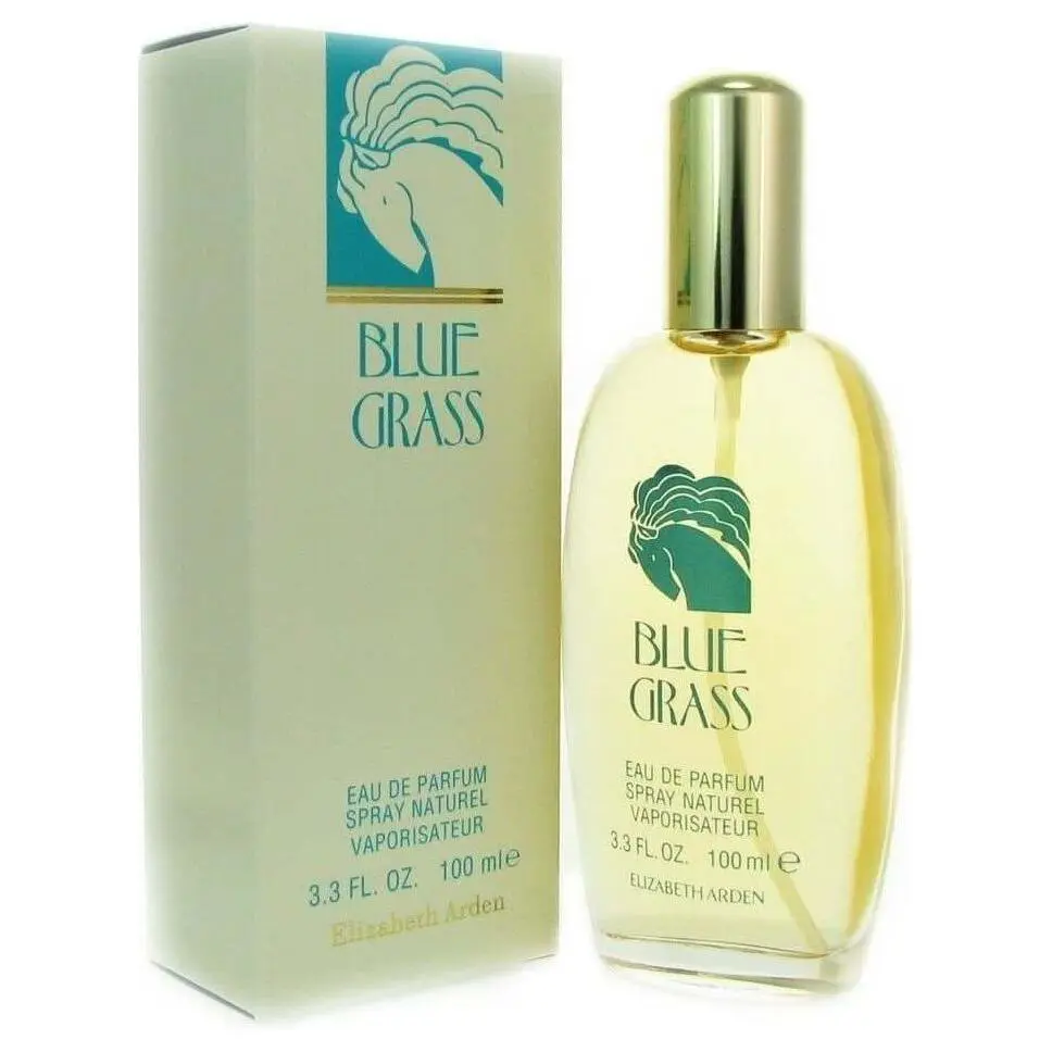 Elizabeth Arden Blue Grass Floral Woody EDP Body Perfume Spray - 3.3 fl oz Luxury Spicy Flowers Fragrance with Precious Woods, Rich Aroma, New in Sealed Box, Floral Woody Fragrance, Exquisite Fragrances