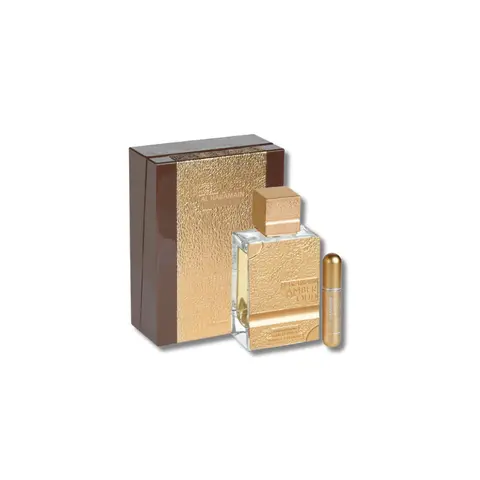 AL HARAMAIN Amber Oud Gold 999.9 Dubai Edition Extrait De Parfum (EDP) - Luxury High-End Unisex Arabic Perfume for Adults, Aromatic Spicy Scent, Rich Caramel Notes, 2.53 fl oz EDP Liquid Perfume with Captivating EDP Scents