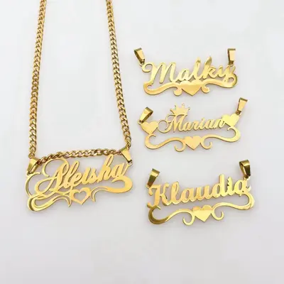 Cute Necklaces Gold with The Name Brianna TikTok Shop