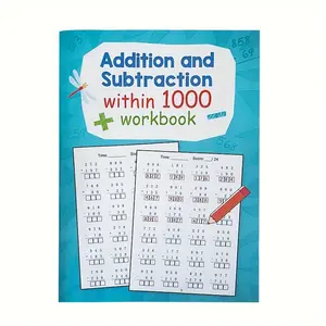 Math Workbook for Kids, 32 Pages Addition Subtraction Practice, Ideal for Early Math Skills Development, Children Education Activity