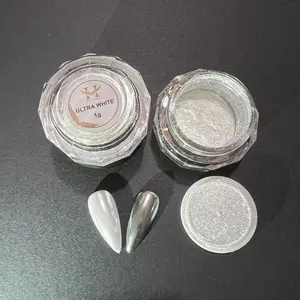 Hang New Chrome Effects Powder Ultra White Pearl Jar #02